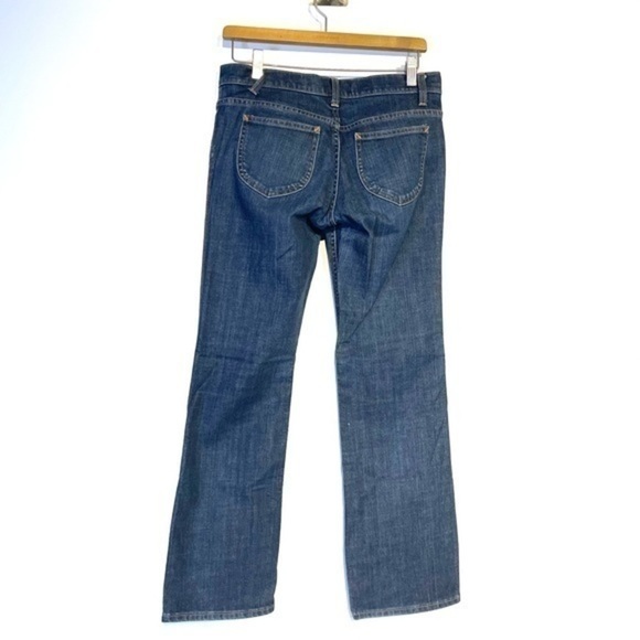 GAP Vintage Jeans Y2K Low Rise Capri Jeans 2003 Size 4 straight leg Tab waist - Picture 2 of 10